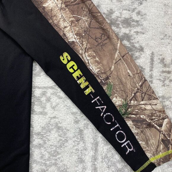 Realtree Xtra Pullover Men's Long Sleeve Camo 1/4 Zip Scent Factor Size Large - Picture 2 of 8
